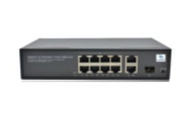 Lanzone 8 port PoE Unmanaged switch with 1 SFP slot